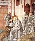 Benozzo di Lese di Sandro Gozzoli St Jerome Pulling a Thorn from a Lion's Paw painting